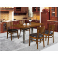 Classical Solid Wood Restaurant Table and Chair Set for 4 People (FOH-BCA09)